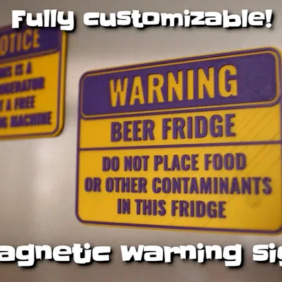 Bảng cảnh báo (Warning signs) – tùy biến theo ý bạn