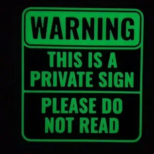 Bảng cảnh báo (Warning signs) – tùy biến theo ý bạn