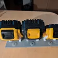 Kệ pin DeWalt dạng modular ghép ngang (side by side) - Thumbnail 3