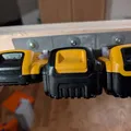 Kệ pin DeWalt dạng modular ghép ngang (side by side) - Thumbnail 4