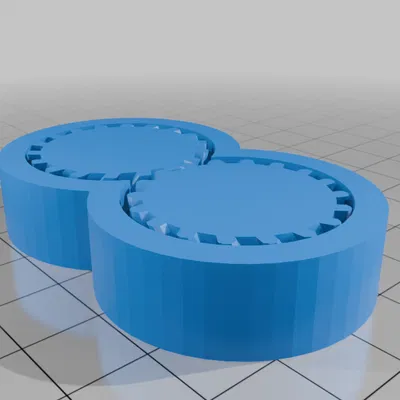 Đồ Chơi "Gear Fidget" In 3D Liền Mạch