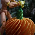 Bí Ngô Xoắn Ốc Trang Trí Halloween (Spiral Pumpkin Decor Halloween) - Thumbnail 2