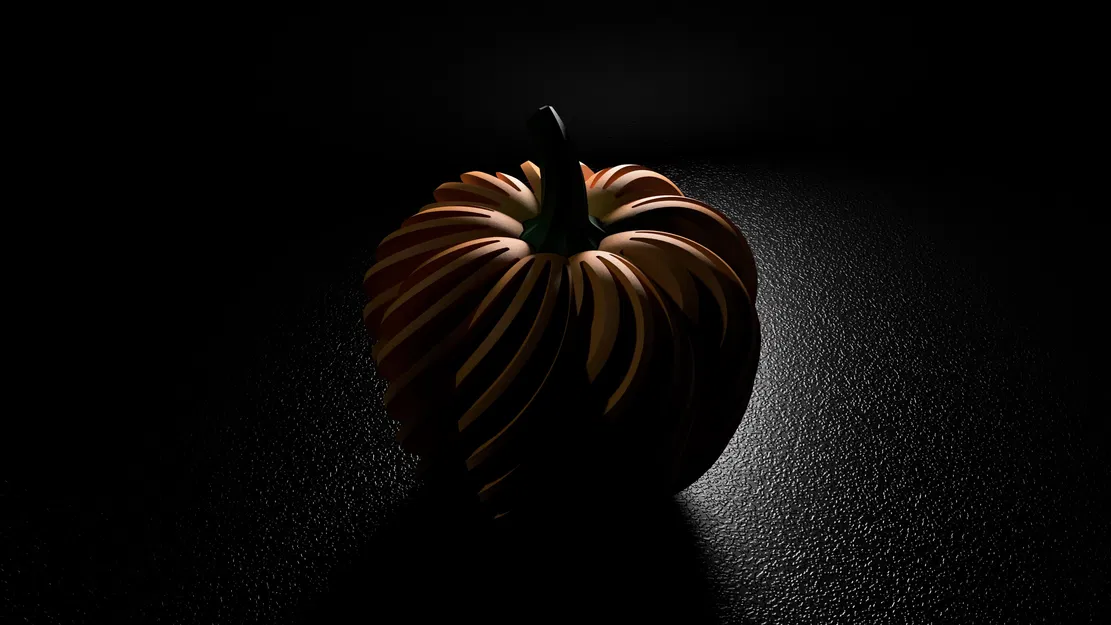 Bí Ngô Xoắn Ốc Trang Trí Halloween (Spiral Pumpkin Decor Halloween) - Image 9