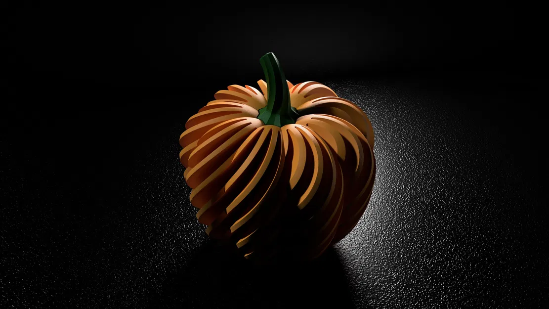 Bí Ngô Xoắn Ốc Trang Trí Halloween (Spiral Pumpkin Decor Halloween) - Image 10