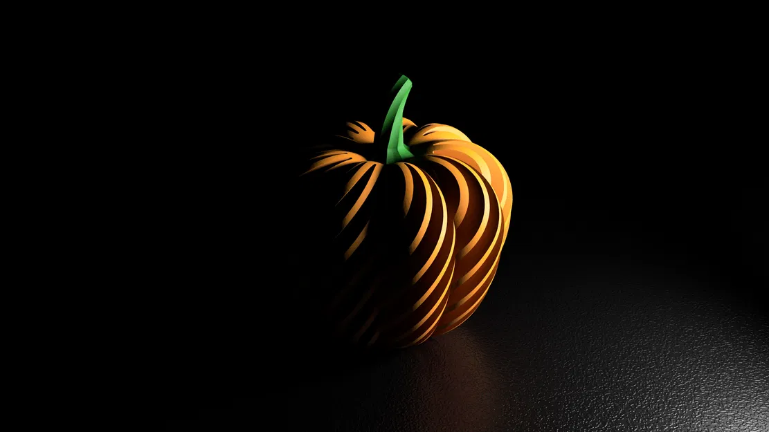 Bí Ngô Xoắn Ốc Trang Trí Halloween (Spiral Pumpkin Decor Halloween) - Image 11