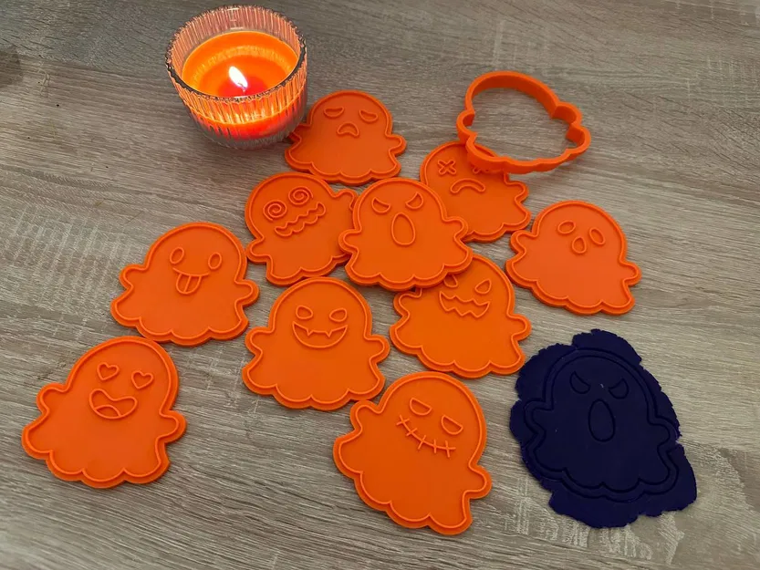 Khuôn Cắt Bánh & Đóng Dấu Hình Ma Halloween Ngộ Nghĩnh - Image 1