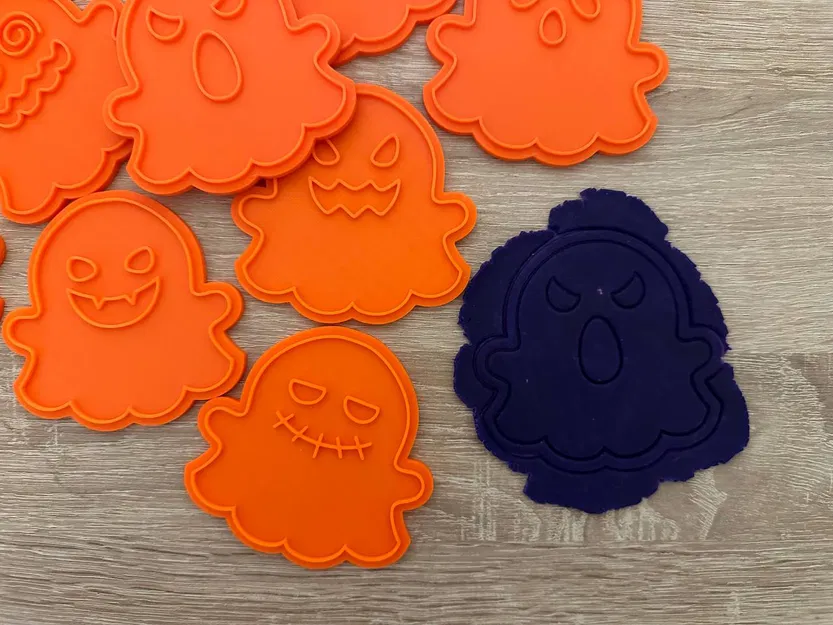 Khuôn Cắt Bánh & Đóng Dấu Hình Ma Halloween Ngộ Nghĩnh - Image 2