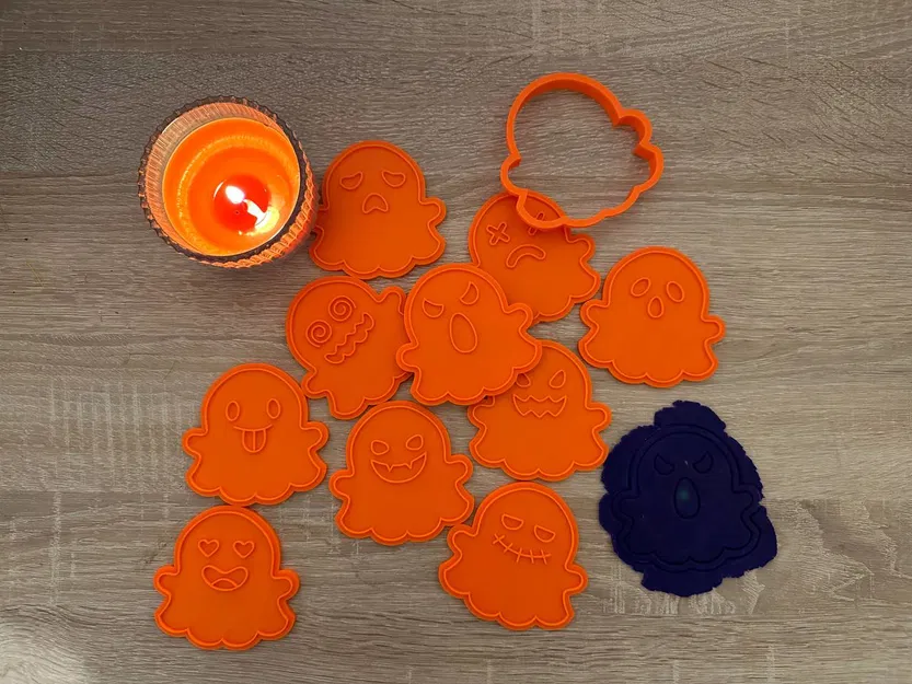 Khuôn Cắt Bánh & Đóng Dấu Hình Ma Halloween Ngộ Nghĩnh - Image 3