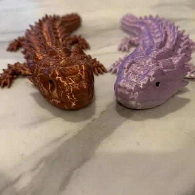 Mô Hình Thằn Lằn Tatu Thu Nhỏ Dễ Thương