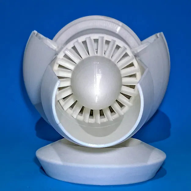 Động cơ Turbojet - Mô hình Cutaway Máy nén hướng tâm - Image 4