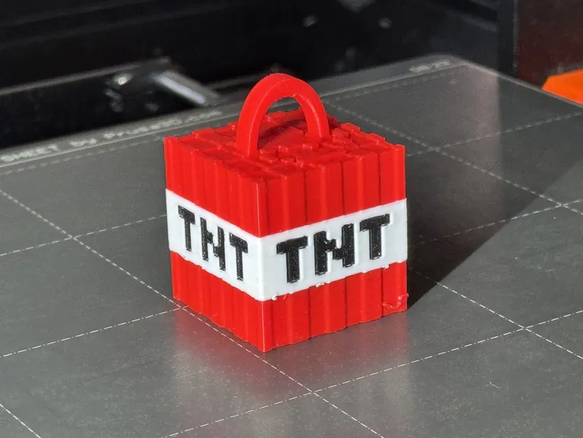 Móc khóa TNT Minecraft - Trang trí Giáng sinh độc đáo - Image 1