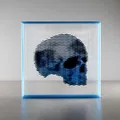String Art Sọ Vỡ Mảnh (Fragmented Skull String Art) - Thumbnail 1