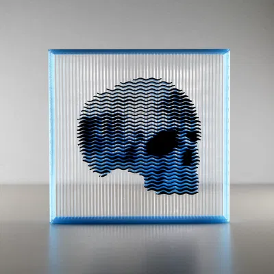 String Art Sọ Vỡ Mảnh (Fragmented Skull String Art)