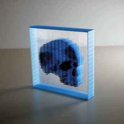 String Art Sọ Vỡ Mảnh (Fragmented Skull String Art)