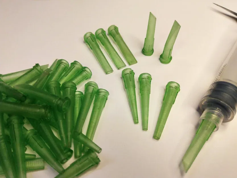 Đầu tip dispenser Luer Lock tham số cho syringe (SCAD) - Image 1