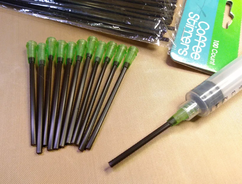 Đầu tip dispenser Luer Lock tham số cho syringe (SCAD) - Image 2