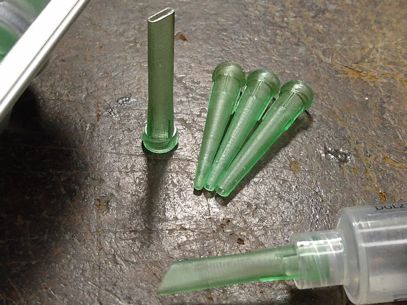 Đầu tip dispenser Luer Lock tham số cho syringe (SCAD) - Image 3