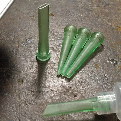 Đầu tip dispenser Luer Lock tham số cho syringe (SCAD)