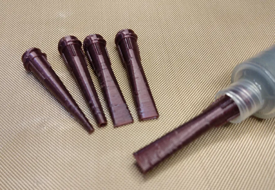 Đầu tip dispenser Luer Lock tham số cho syringe (SCAD) - Image 4