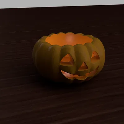 Mô Hình Bí Ngô Halloween 3D - Đèn Trang Trí & Hộp Đựng Tiện Lợi