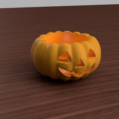 Mô Hình Bí Ngô Halloween 3D - Đèn Trang Trí & Hộp Đựng Tiện Lợi