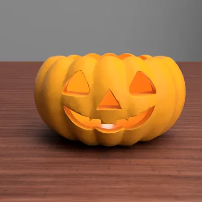 Mô Hình Bí Ngô Halloween 3D - Đèn Trang Trí & Hộp Đựng Tiện Lợi
