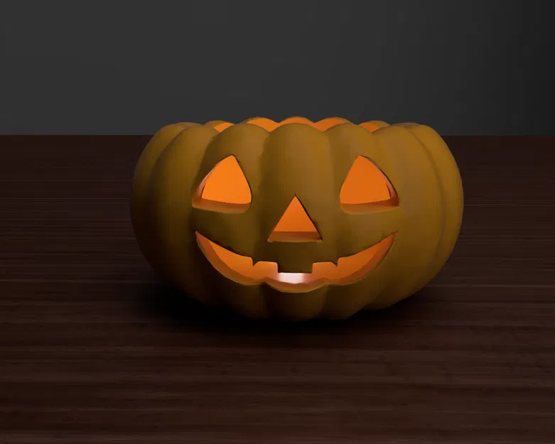Mô Hình Bí Ngô Halloween 3D - Đèn Trang Trí & Hộp Đựng Tiện Lợi - Image 5