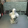 Tượng bán thân Mandalorian – Star Wars 3D Models – Support Free, No Infill Remix - Thumbnail 7