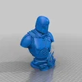 Tượng bán thân Mandalorian – Star Wars 3D Models – Support Free, No Infill Remix - Thumbnail 16