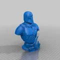 Tượng bán thân Mandalorian – Star Wars 3D Models – Support Free, No Infill Remix - Thumbnail 17