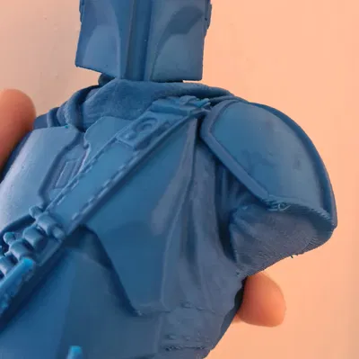 Tượng Bán Thân Mandalorian - Mô Hình In 3D Đẹp Mắt