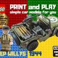 Mô Hình LEGO Jeep Willys 1944 - Phiên Bản "Invasion" - Thumbnail 1