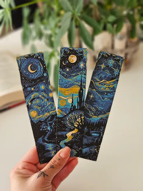 Starry Night Dreams (2) - Bộ Bookmark - Image 5