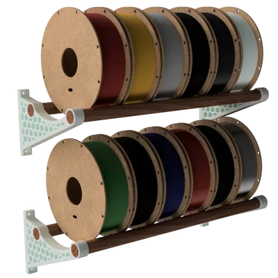 Giá treo/đỡ cuộn filament dạng honeycomb gắn tường (VAROE) cho dowel