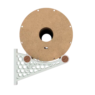 Giá treo/đỡ cuộn filament dạng honeycomb gắn tường (VAROE) cho dowel