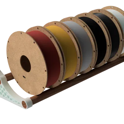 Giá treo/đỡ cuộn filament dạng honeycomb gắn tường (VAROE) cho dowel