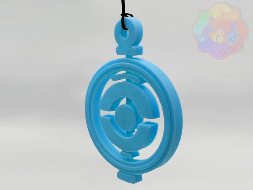 Móc Khóa PokéStop Spinner 3D - Quà Tặng Độc Đáo Cho Fan Pokémon GO - Image 2