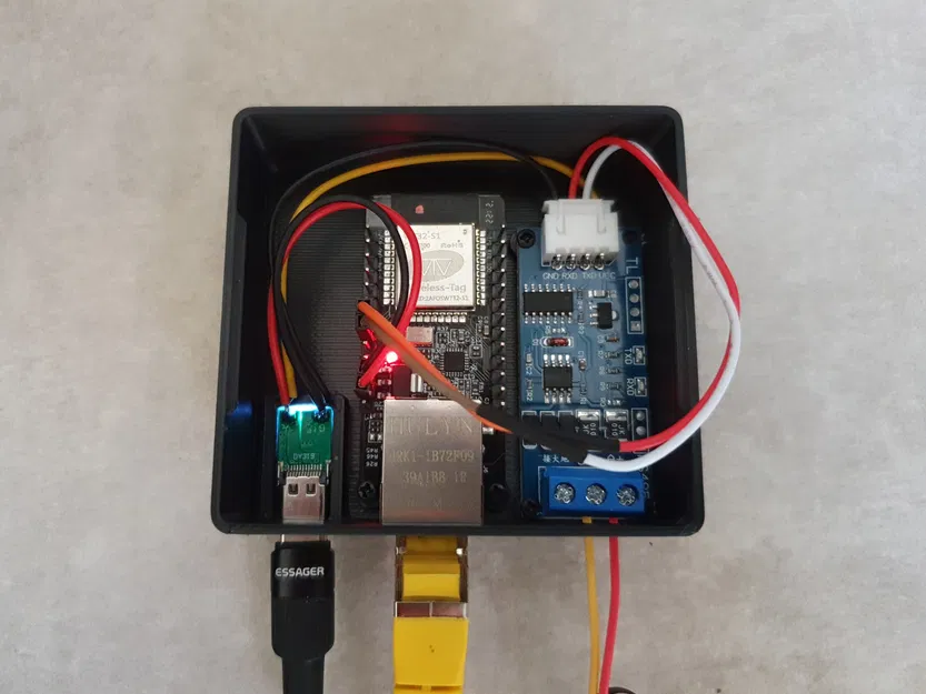 Vỏ snap fit RS485 ESP32 WT32-ETH01 USB Type C - Image 2