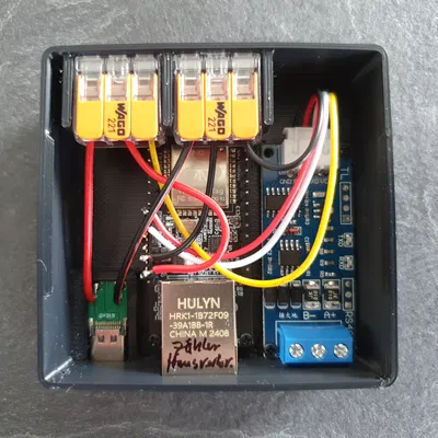 Vỏ snap fit RS485 ESP32 WT32-ETH01 USB Type C