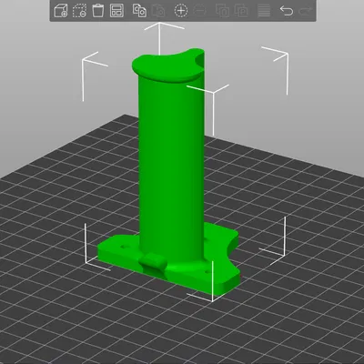 Gá treo cuộn gia cường cho Flashforge Adventurer 5M/5M Pro gắn mặt lưng