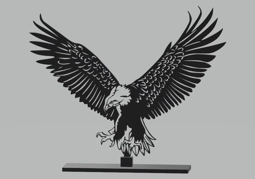 Mô Hình Chim Đại Bàng 3D Độc Đáo - Image 2