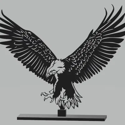 Mô Hình Chim Đại Bàng 3D Độc Đáo