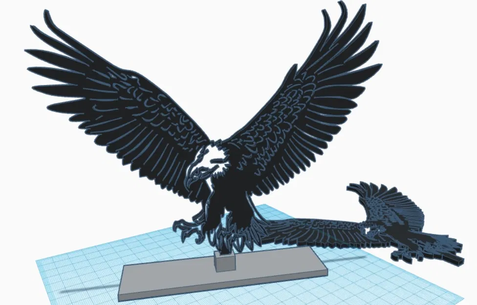Mô Hình Chim Đại Bàng 3D Độc Đáo - Image 3