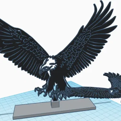 Mô Hình Chim Đại Bàng 3D Độc Đáo