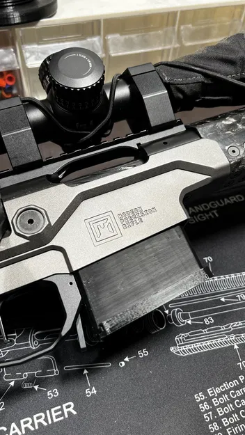 Băng đạn AICS Short Action (in 3D) - AICS Short Action Magazine - Image 3