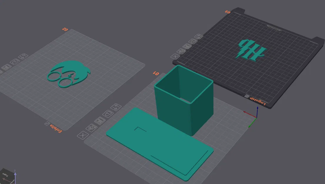 Khay/Ống Đựng Đồ, Bút Chì & Bút Lấy Cảm Hứng từ Harry Potter - Image 4