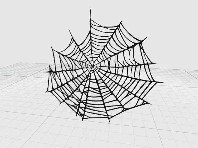 Mô Hình Mạng Nhện 3D Độc Đáo Cho Trang Trí Halloween - Image 1