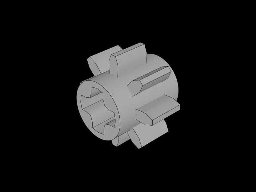 Bánh Răng Technic Lego 8 Răng (3647.dat) Tương Thích Lego - Image 1