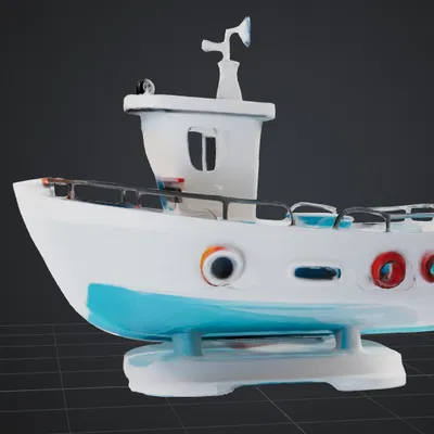 Mô Hình Tàu "Cool Ship" - Trang Trí Độc Đáo