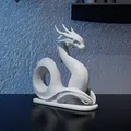 Tượng Rồng Biển "Serpentine Elegance" - Trang Trí 3D Độc Đáo - Thumbnail 1